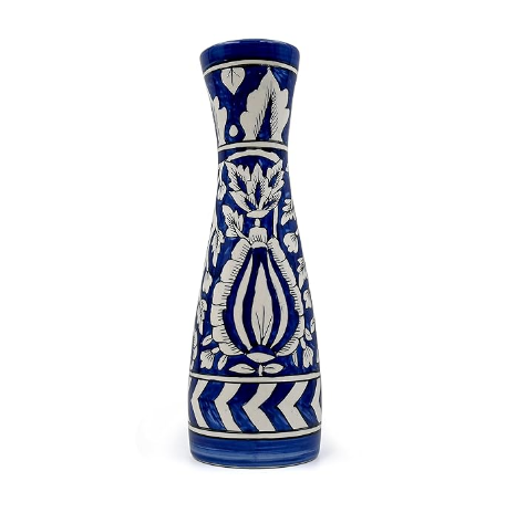 Ceramic Hand painting Flower Vase for Living Room, Centre Table Decoration Piece Home Decor Showpiece Items for Home Decor