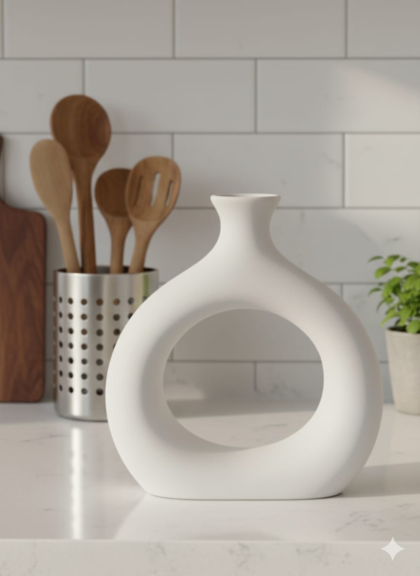 Donut Vases for Flower 8" Inches